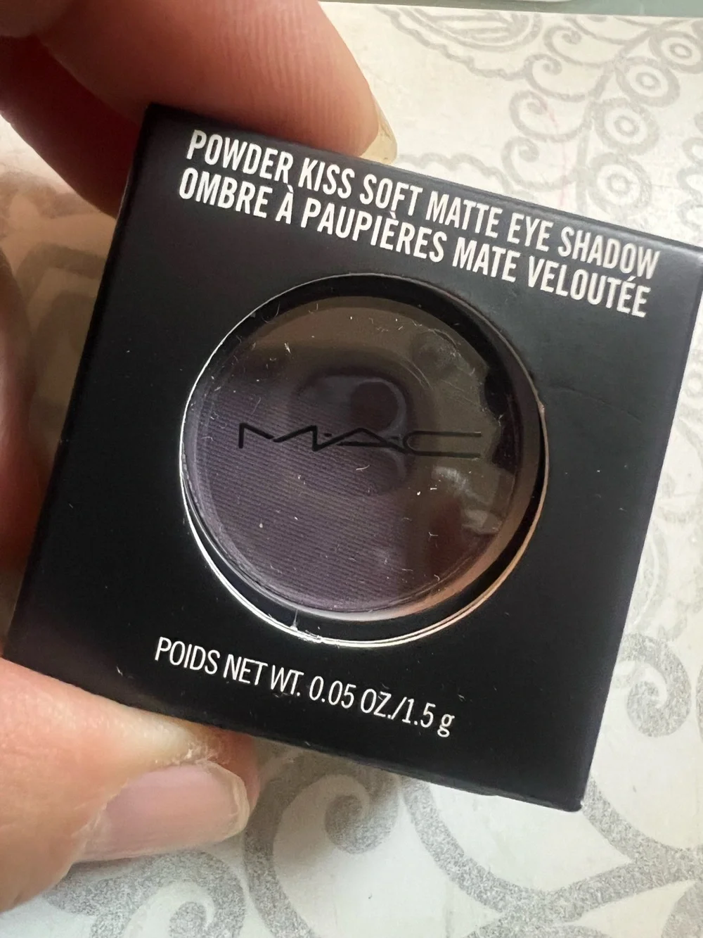 MAC Cosmetics Powder Kiss Soft Matte Eye Shadow in Deep Plum